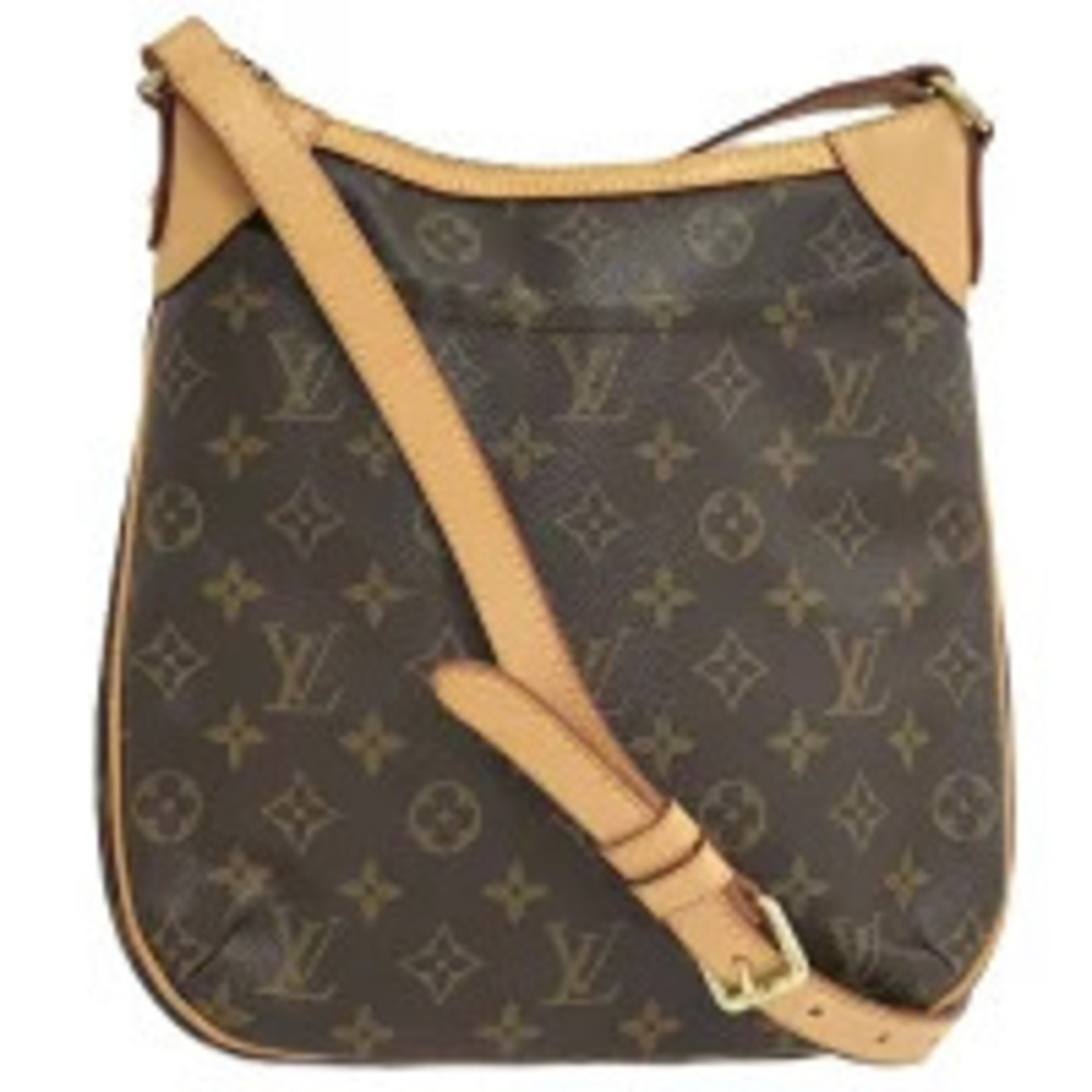 LOUIS VUITTON Odeon Shoulder Bag Monogram Brown